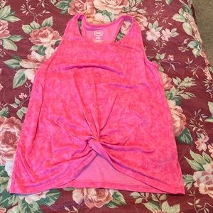 Girls pink tank top